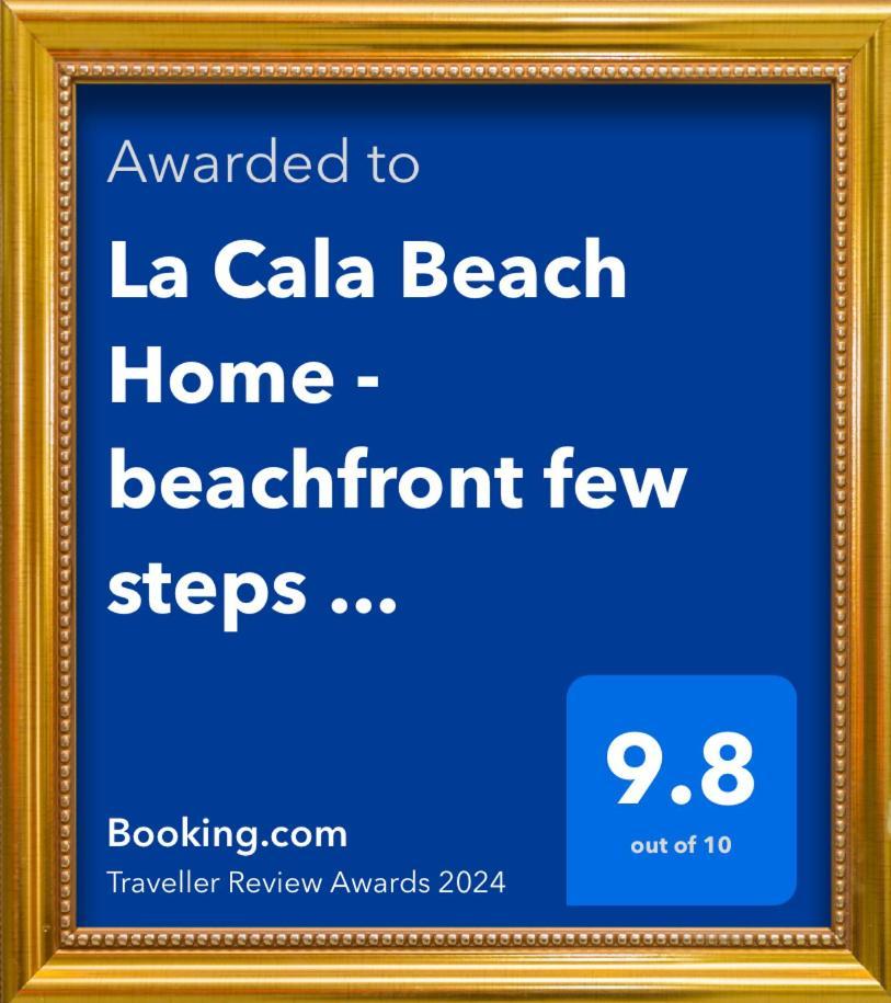 La Cala - Beachfront Few Steps Away From Sandy Holiday home *